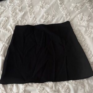 Zara Black Slit Skirt